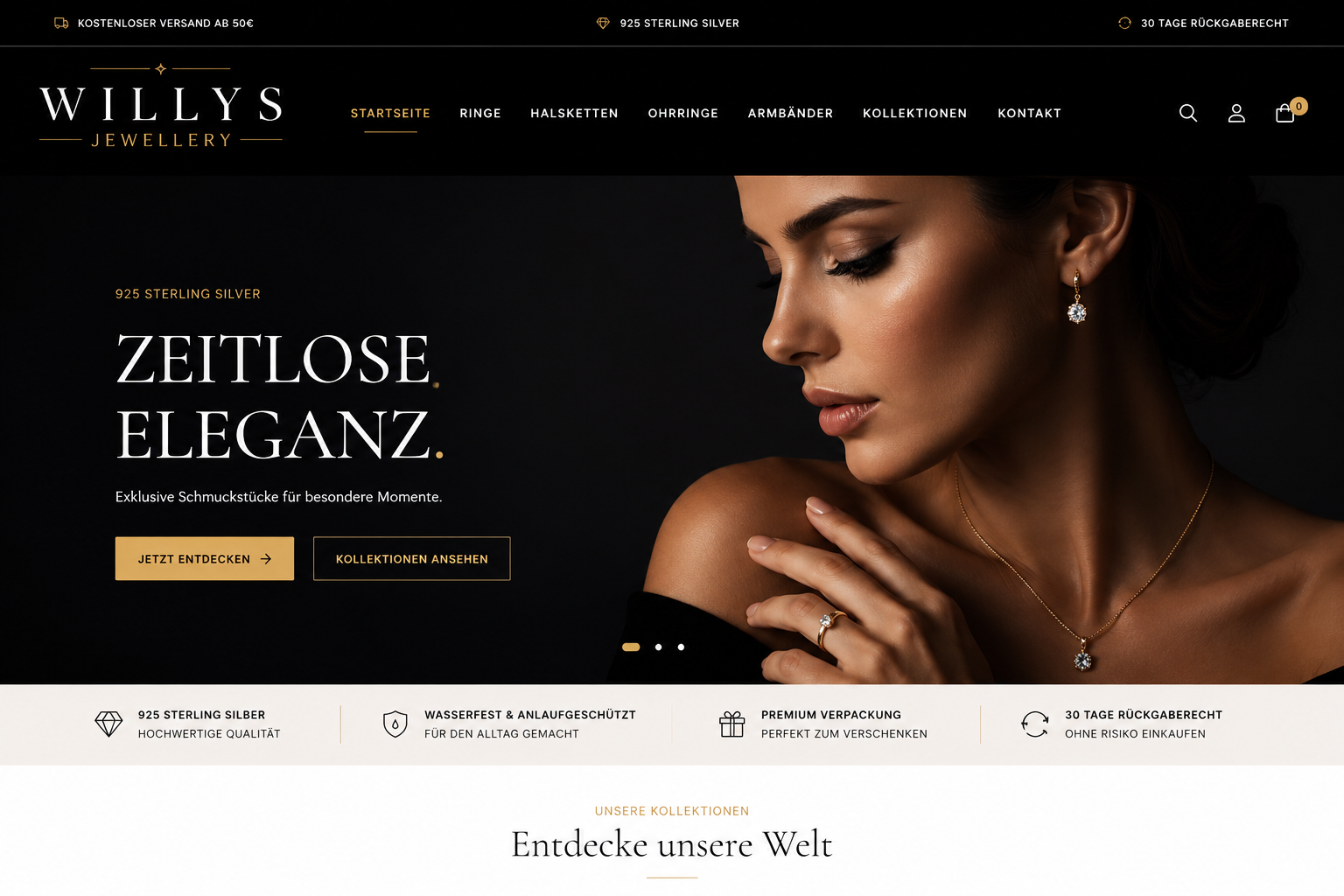 925 Sterling Silber bei Willys Jewellery Berlin