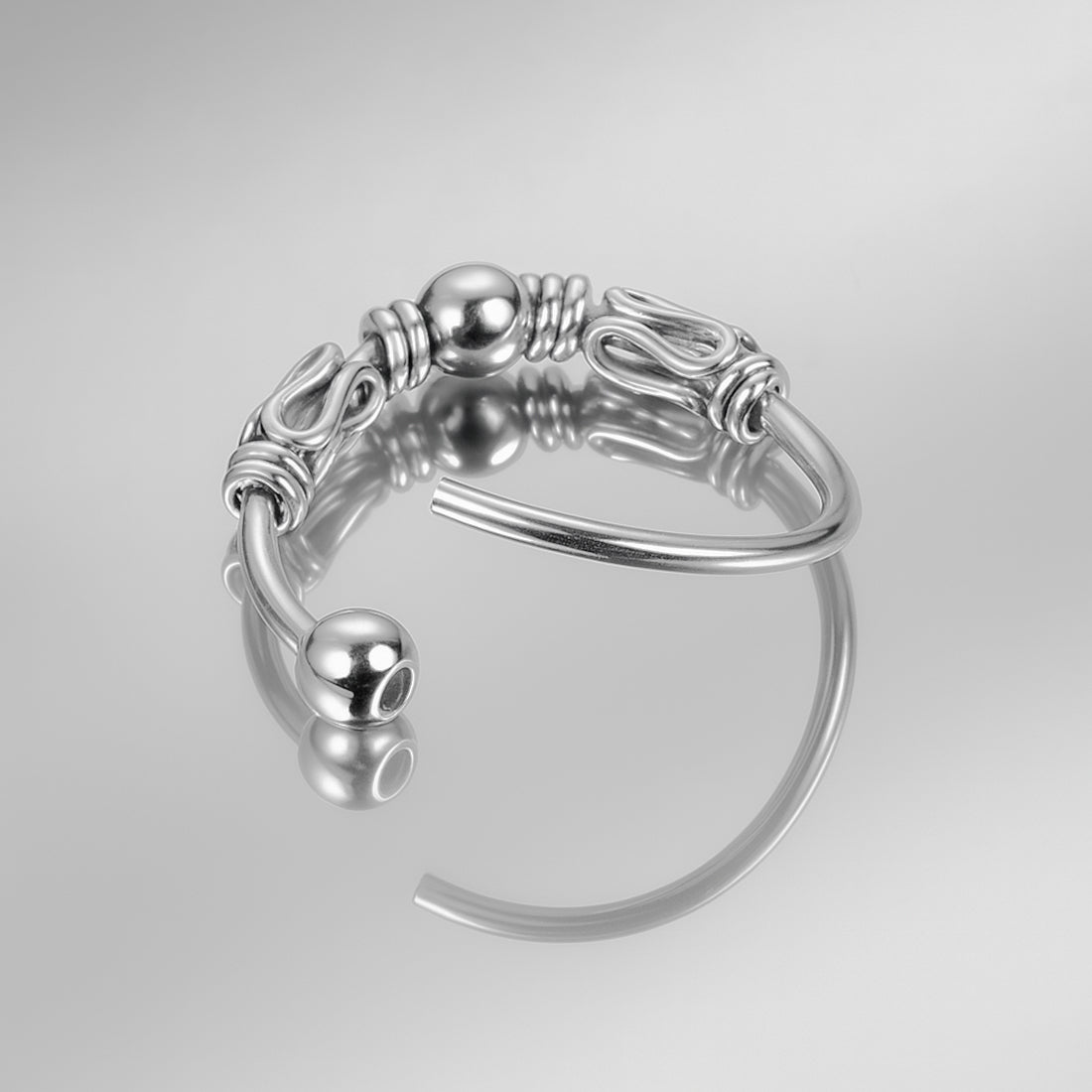 Eleganter 925 Sterling Silber Piercing Ring – Nasen-, Lippen- & Ohrschmuck | resistent & stylish