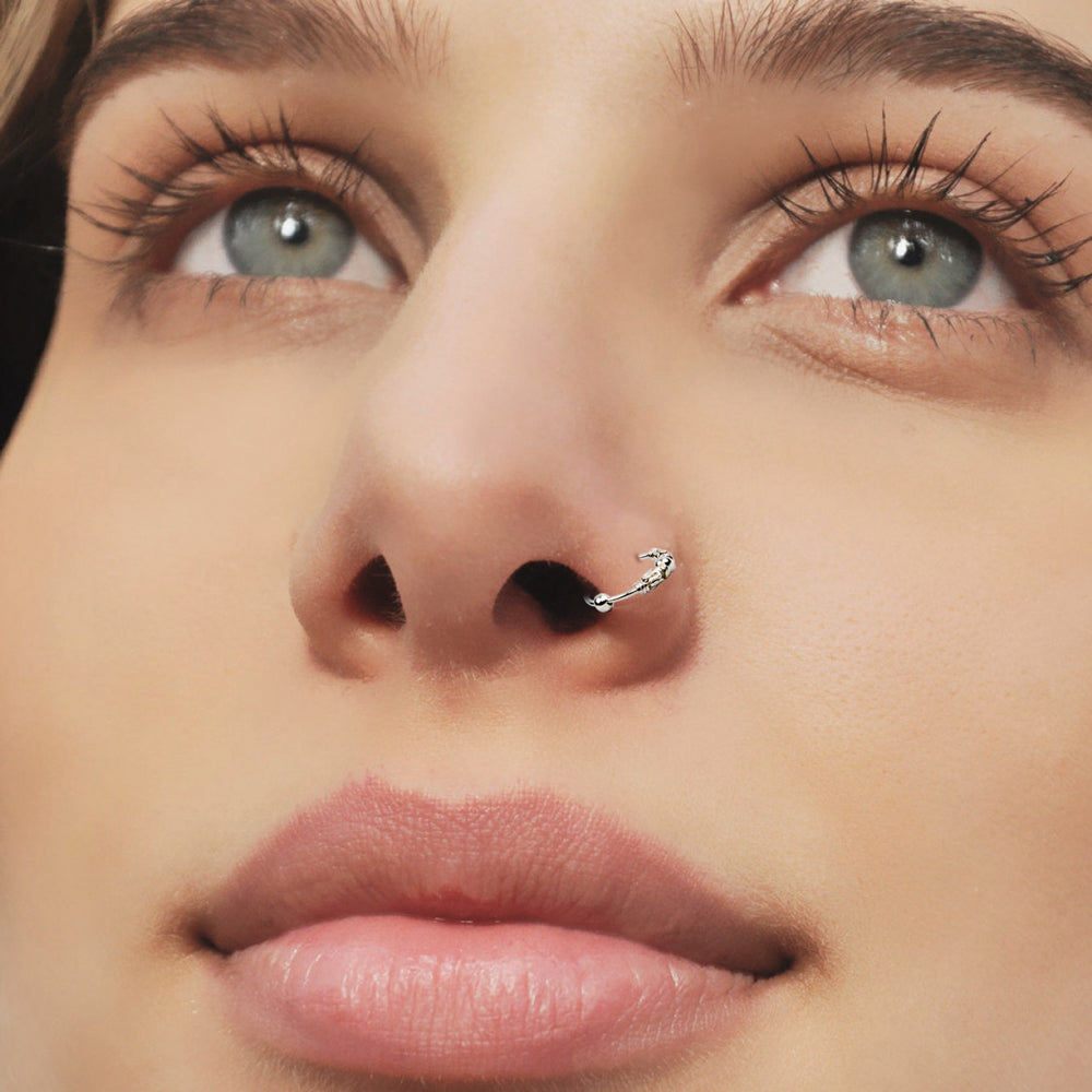 Eleganter 925 Sterling Silber Piercing Ring – Nasen-, Lippen- & Ohrschmuck | resistent & stylish