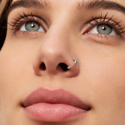 Eleganter 925 Sterling Silber Piercing Ring – Nasen-, Lippen- & Ohrschmuck | resistent & stylish | WILLYS JEWELLERY