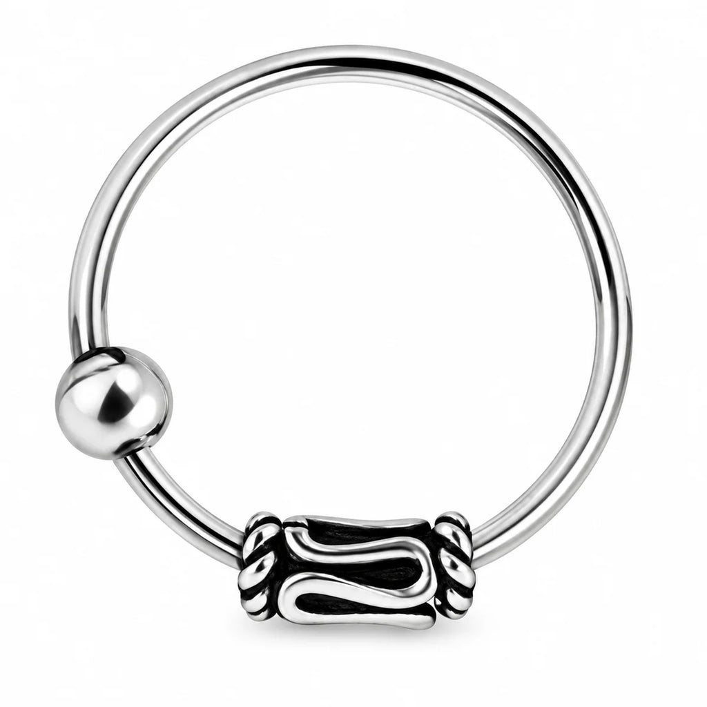 Eleganter Piercing-Ring 925 Sterling Silber – vielseitig als Nasen-, Ohr- & Lippenring, hypoallergen | WILLYS JEWELLERY