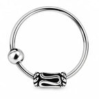 Eleganter Piercing-Ring 925 Sterling Silber – vielseitig als Nasen-, Ohr- & Lippenring, hypoallergen | WILLYS JEWELLERY