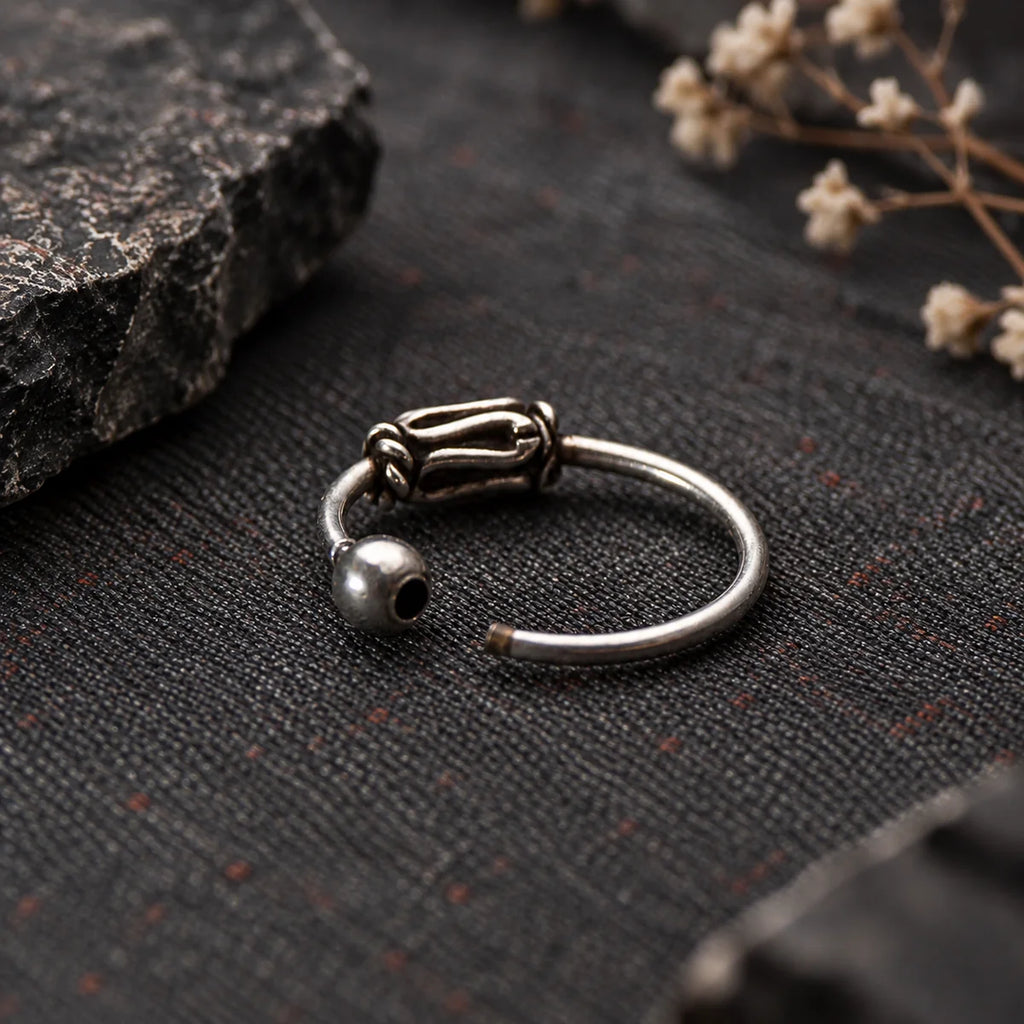 Eleganter Piercing-Ring 925 Sterling Silber – vielseitig als Nasen-, Ohr- & Lippenring, hypoallergen | WILLYS JEWELLERY