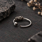 Eleganter Piercing-Ring 925 Sterling Silber – vielseitig als Nasen-, Ohr- & Lippenring, hypoallergen | WILLYS JEWELLERY
