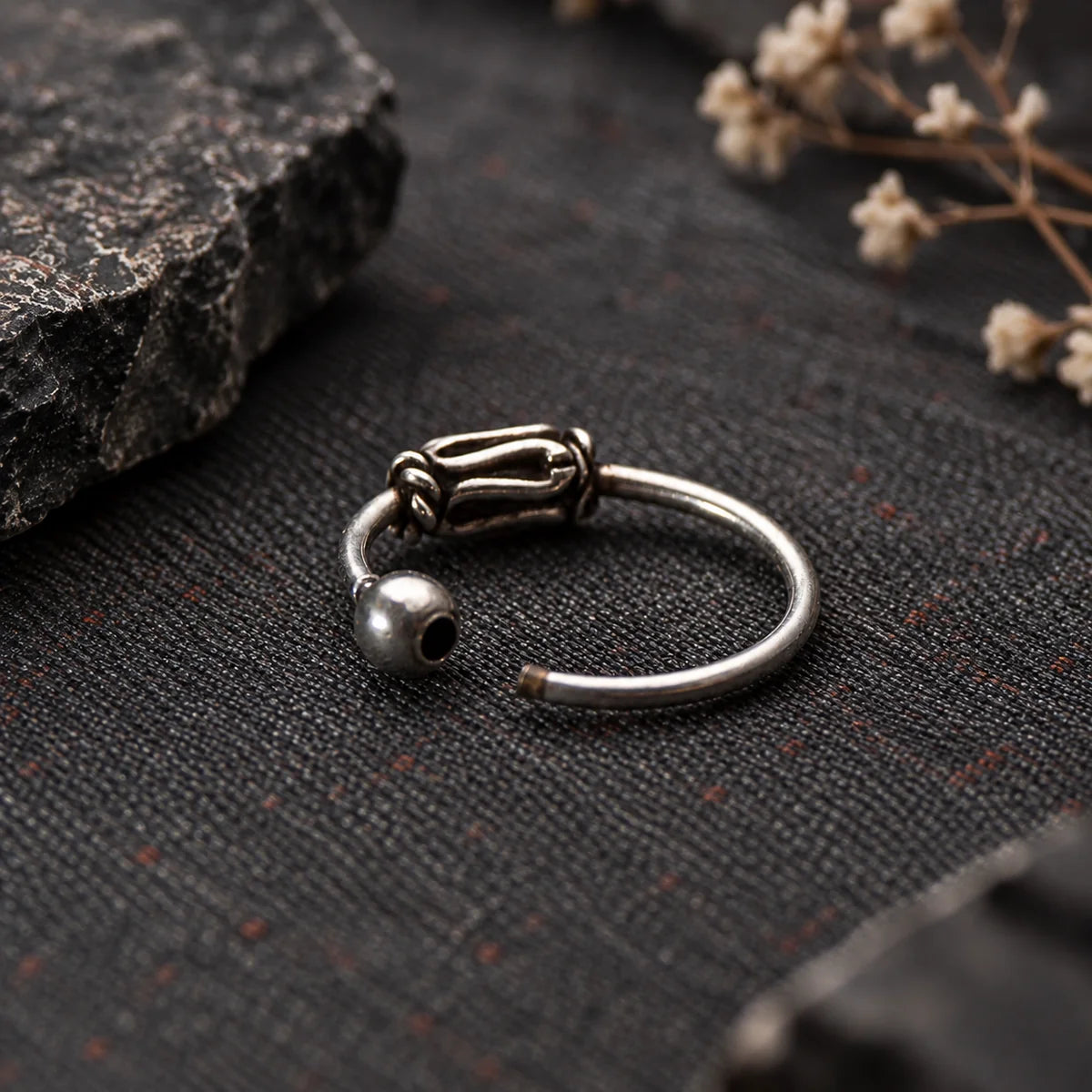 Eleganter Piercing-Ring 925 Sterling Silber – vielseitig als Nasen-, Ohr- & Lippenring, hypoallergen | WILLYS JEWELLERY
