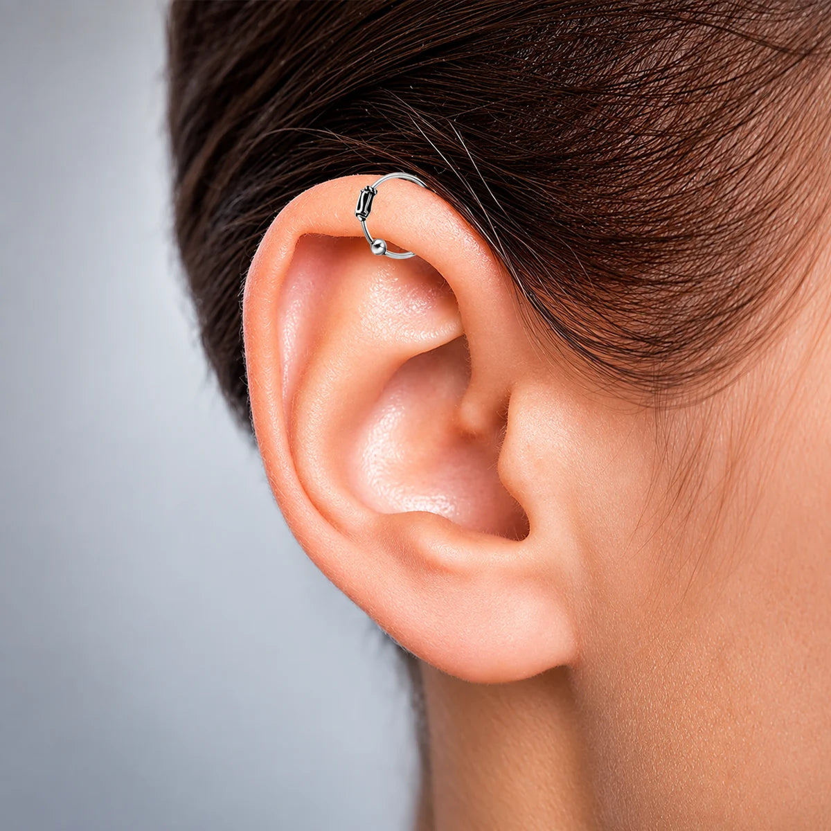 Eleganter Piercing-Ring 925 Sterling Silber – vielseitig als Nasen-, Ohr- & Lippenring, hypoallergen | WILLYS JEWELLERY