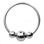 925 Sterling Silber Piercing Ring – Dünner, Wasserfester Kugelverschluss für Nase, Lippe & Ohr