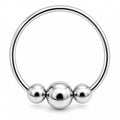 925 Silber Piercing Ring – Dünner, Kugelverschluss für Nase, Lippe & Ohr