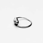 925 Sterling Silber Piercing Ring – Dünner, Wasserfester Kugelverschluss für Nase, Lippe & Ohr