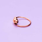 Eleganter Piercing-Ring 925 Sterling Silber vergoldet – für Nase, Lippe & Ohr