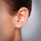 Eleganter Piercing-Ring 925 Sterling Silber vergoldet – für Nase, Lippe & Ohr