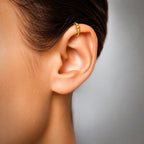 Piercing-Ring 925 Silber vergoldet – für Nase, Lippe & Ohr