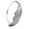 Feiner Feder-Piercingring aus 925 Sterling Silber – eleganter Ohr- & Nasenschmuck