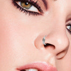 Feiner Feder-Piercingring aus 925 Sterling Silber – eleganter Ohr- & Nasenschmuck