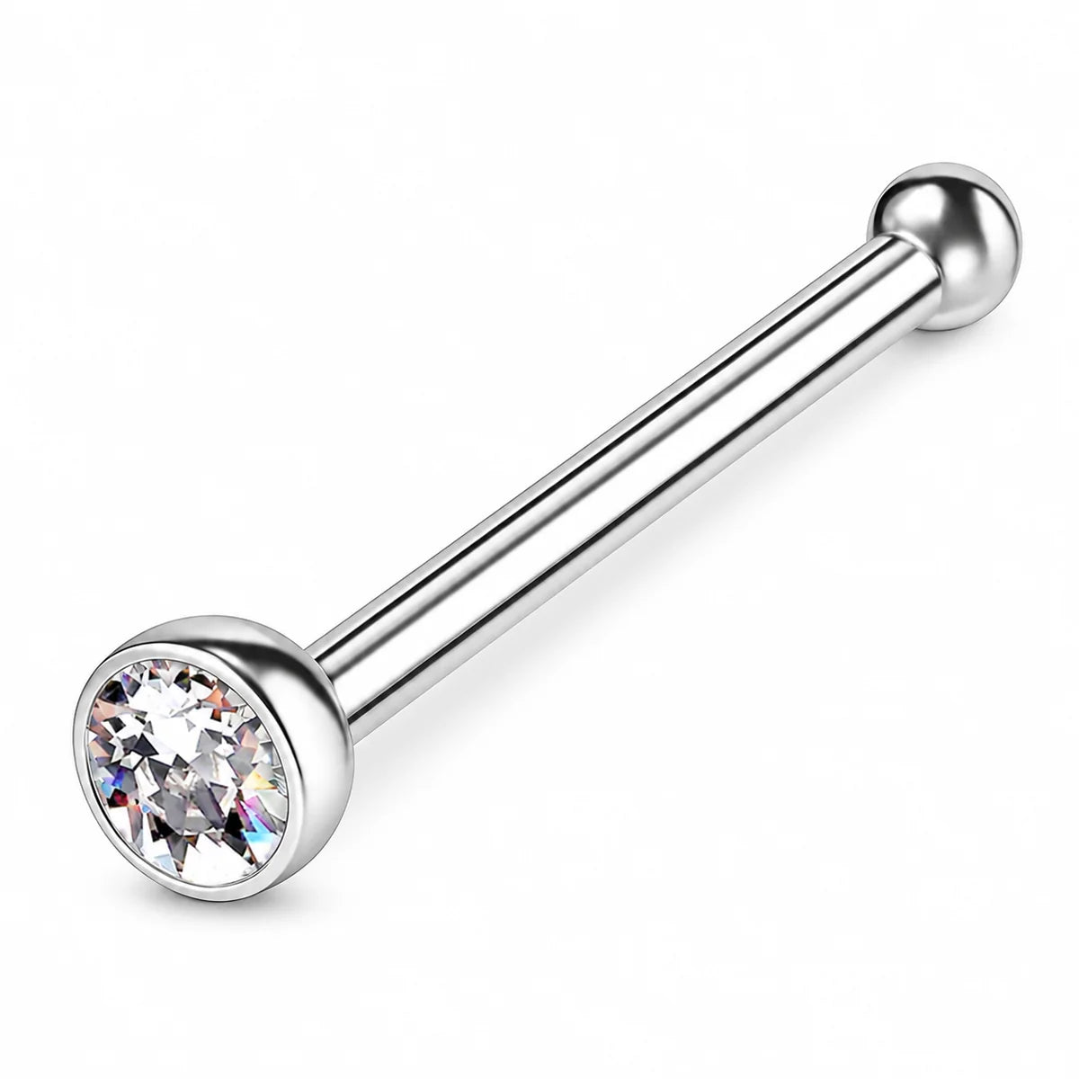 925 Silber Piercing Stecker mit Zirkonia – Edler Nasen-, Lippen- & Ohrschmuck für Damen