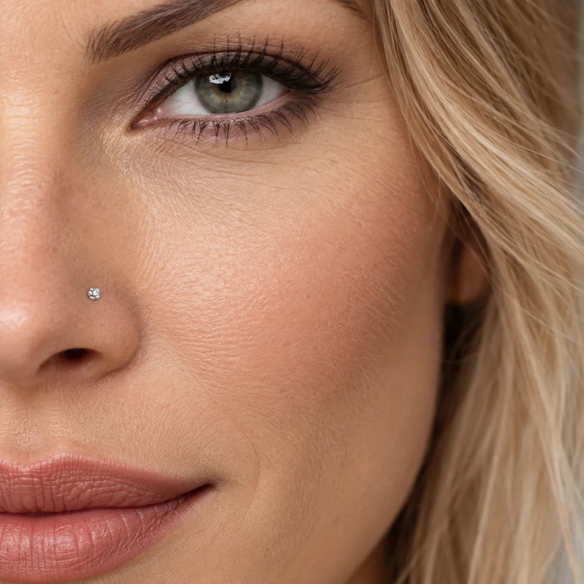 925 Silber Piercing Stecker mit Zirkonia – Edler Nasen-, Lippen- & Ohrschmuck für Damen