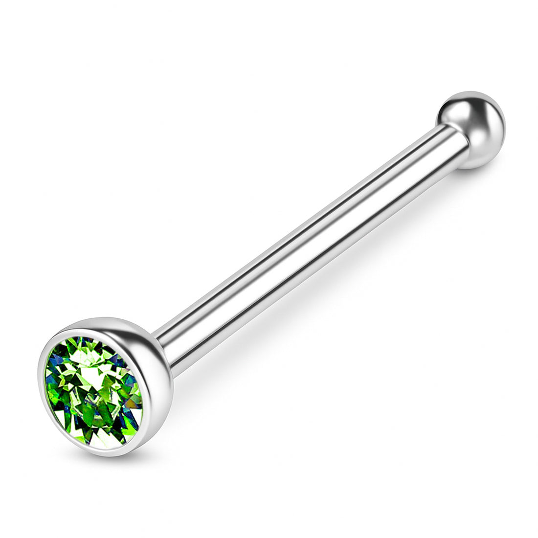 925 Sterling Silber Piercing Stecker mit Zirkonia – Edler Nasen-, Lippen- & Ohrschmuck für Damen