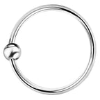 Eleganter Piercing-Ring 925 Sterling Silber – vielseitig als Nasen-, Ohr- oder Lippenring