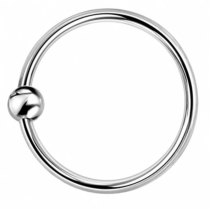 Eleganter Piercing-Ring 925 Sterling Silber – vielseitig als Nasen-, Ohr- oder Lippenring