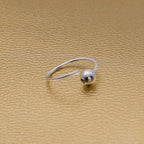 Eleganter Piercing-Ring 925 Sterling Silber – vielseitig als Nasen-, Ohr- oder Lippenring