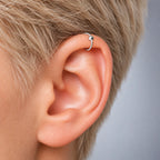 Eleganter Piercing-Ring 925 Sterling Silber – vielseitig als Nasen-, Ohr- oder Lippenring