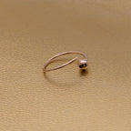 Eleganter Piercing-Ring 925 Sterling Silber – vielseitig als Nasen-, Ohr- oder Lippenring