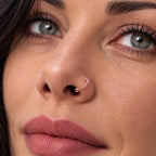 925 Silber Piercing Ring – Nasen-, Lippen- & Ohrschmuck – & (Vergoldet)