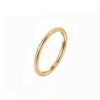 925 Sterling Silber Piercing Ring 18K vergoldet – filigran, wasserfest & vielseitig für Nase, Lippe | WILLYS JEWELLERY