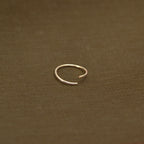 Eleganter Piercing-Ring 925 Sterling Silber – 18K Vergoldet, Dünn, Flexibel & Hautfreundlich | WILLYS JEWELLERY