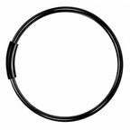 Edler Piercing Ring 925 Sterling Silber – Schwarz rhodiniert, wasserfest & vielseitig tragbar | WILLYS JEWELLERY