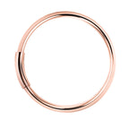 Eleganter Piercing-Ring 925 Sterling Silber – Dünner Hoop für Ohr, Nase & Lippe mit Tunnelverschluss | WILLYS JEWELLERY