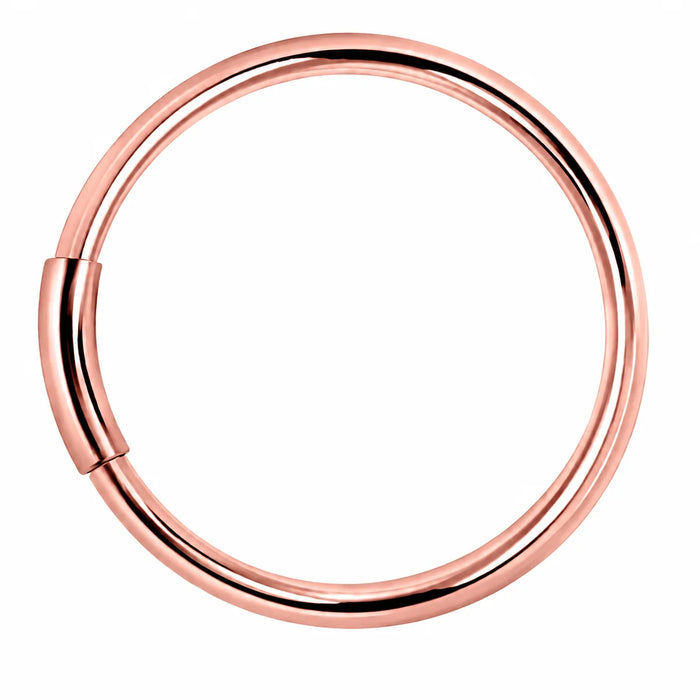 Eleganter Piercing-Ring 925 Sterling Silber – Dünner Hoop für Ohr, Nase & Lippe mit Tunnelverschluss | WILLYS JEWELLERY