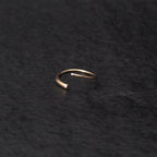 Eleganter Piercing-Ring 925 Sterling Silber – Dünner Hoop für Ohr, Nase & Lippe mit Tunnelverschluss | WILLYS JEWELLERY