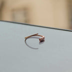 Eleganter Piercing-Ring 925 Sterling Silber – Dünner Hoop für Ohr, Nase & Lippe mit Tunnelverschluss | WILLYS JEWELLERY