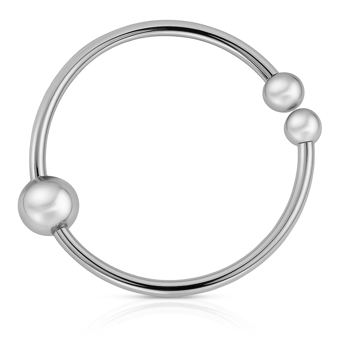 Eleganter Fake Clip-on Piercing Ring 925 Sterling Silber – Nasen-, Ohren- & Lippen-Schmuck | WILLYS JEWELLERY