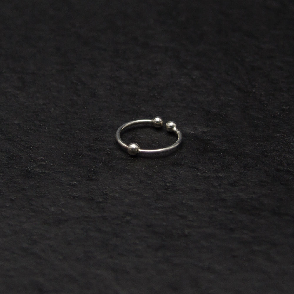 Eleganter Fake Clip-on Piercing Ring 925 Sterling Silber – Nasen-, Ohren- & Lippen-Schmuck | WILLYS JEWELLERY