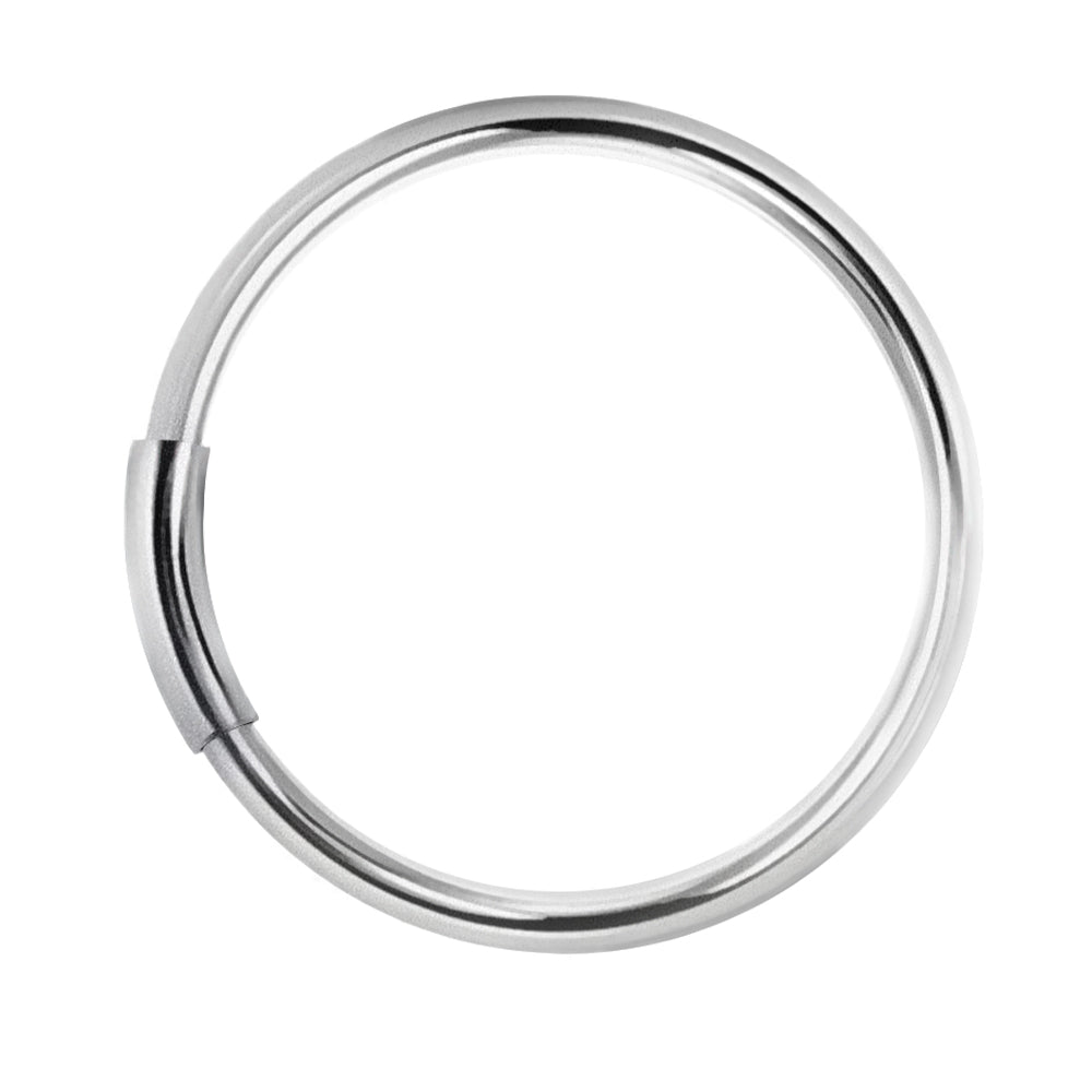Piercing-Ring 925 Silber – Dünner Hoop für Ohr, Nase & Lippe mit Tunnelverschluss