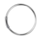Piercing-Ring 925 Silber – Dünner Hoop für Ohr, Nase & Lippe mit Tunnelverschluss