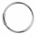 Piercing-Ring 925 Silber – Dünner Hoop für Ohr, Nase & Lippe mit Tunnelverschluss