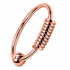 Eleganter Piercing-Ring aus 925 Sterling Silber – Nasen-, Lippen- & Ohrpiercing, 18K vergoldet
