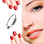 Eleganter Piercing-Ring aus 925 Sterling Silber – vielseitig tragbar als Nasen-, Ohr- oder Lippen