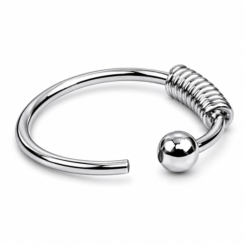 Eleganter Piercing-Ring aus 925 Sterling Silber – vielseitig tragbar als Nasen-, Ohr- oder Lippen