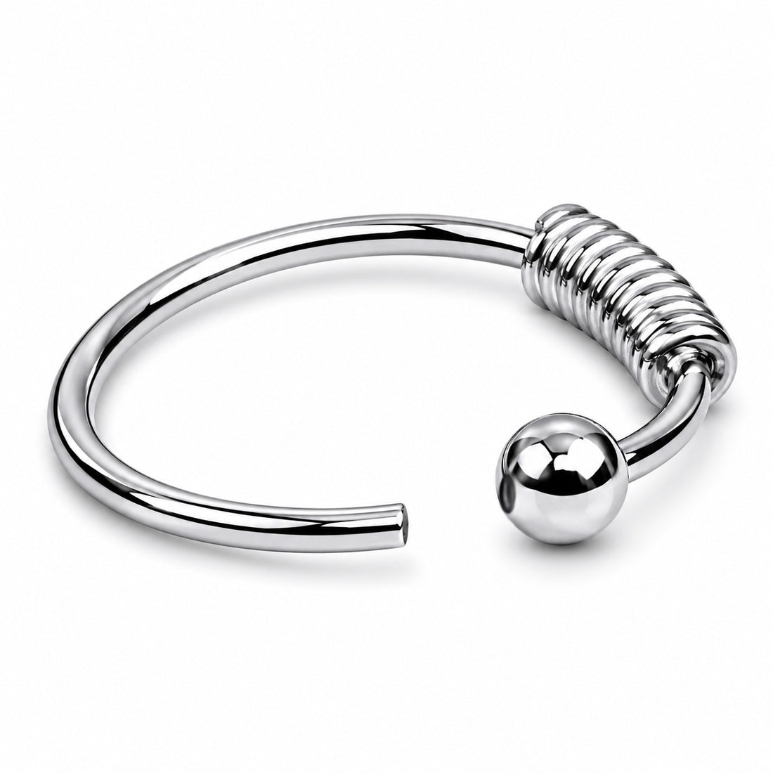 Eleganter Piercing-Ring aus 925 Sterling Silber – vielseitig tragbar als Nasen-, Ohr- oder Lippen