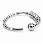 Eleganter Piercing-Ring aus 925 Sterling Silber – vielseitig tragbar als Nasen-, Ohr- oder Lippen
