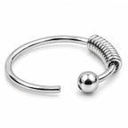 Eleganter Piercing-Ring aus 925 Sterling Silber – vielseitig tragbar als Nasen-, Ohr- oder Lippen
