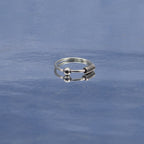 Eleganter Piercing-Ring aus 925 Sterling Silber – vielseitig tragbar als Nasen-, Ohr- oder Lippen