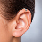 Eleganter Piercing-Ring aus 925 Sterling Silber – vielseitig tragbar als Nasen-, Ohr- oder Lippen