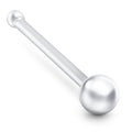 Eleganter 925 Sterling Silber Stecker – Handgefertigter Ohr- & Nasenpiercing, Designed in Germany