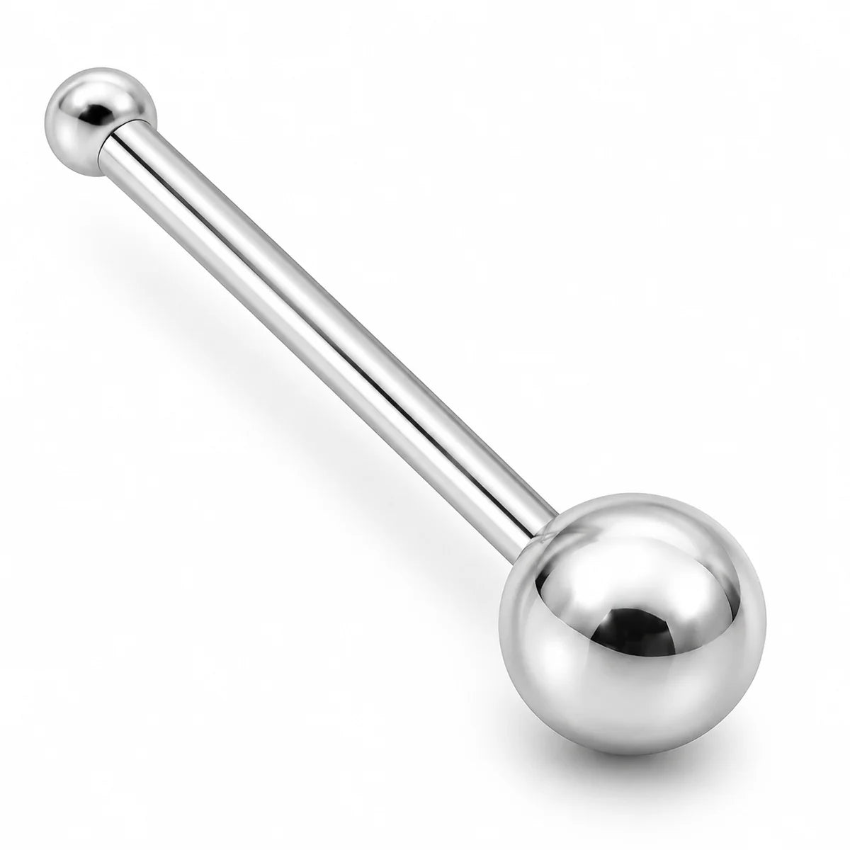 Eleganter 925 Sterling Silber Stecker – Handgefertigter Ohr- & Nasenpiercing, Designed in Germany