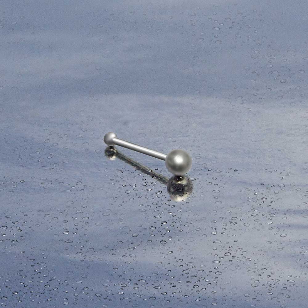 Eleganter 925 Sterling Silber Stecker – Handgefertigter Ohr- & Nasenpiercing, Designed in Germany